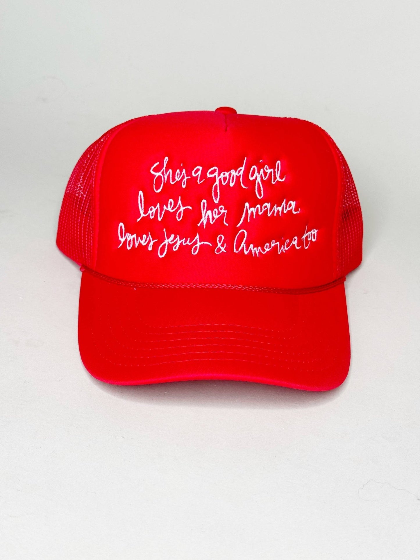 Shes a Good Girl Trucker Hat - Grace + Diane