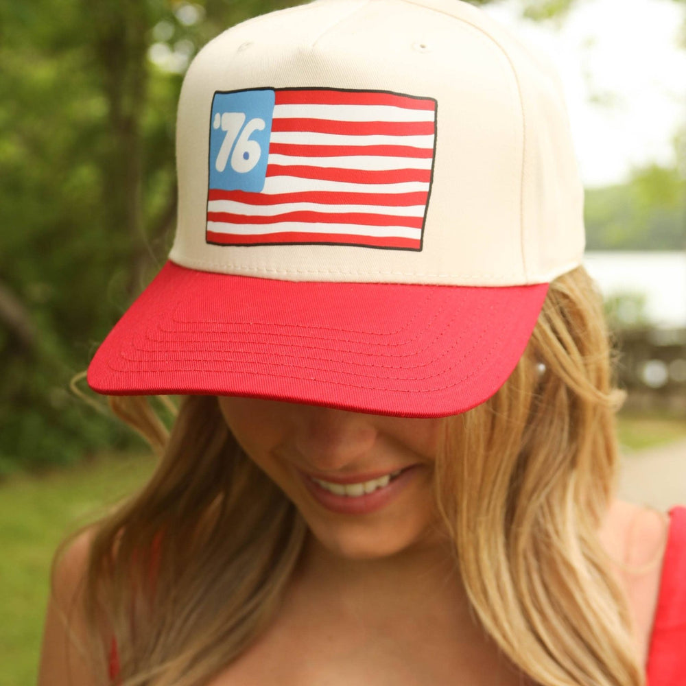 76 Flag Trucker Hat - Grace + Diane