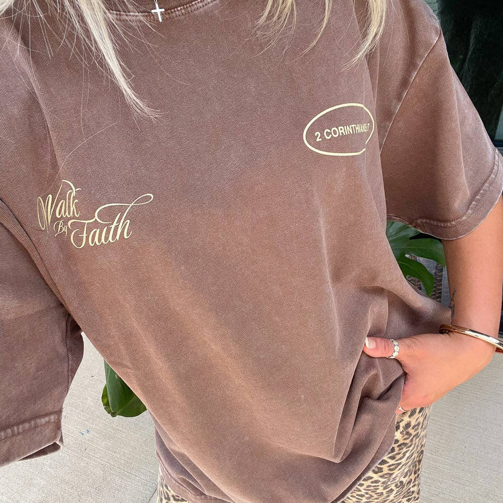 Walk by Faith Unisex Tee - Grace + Diane