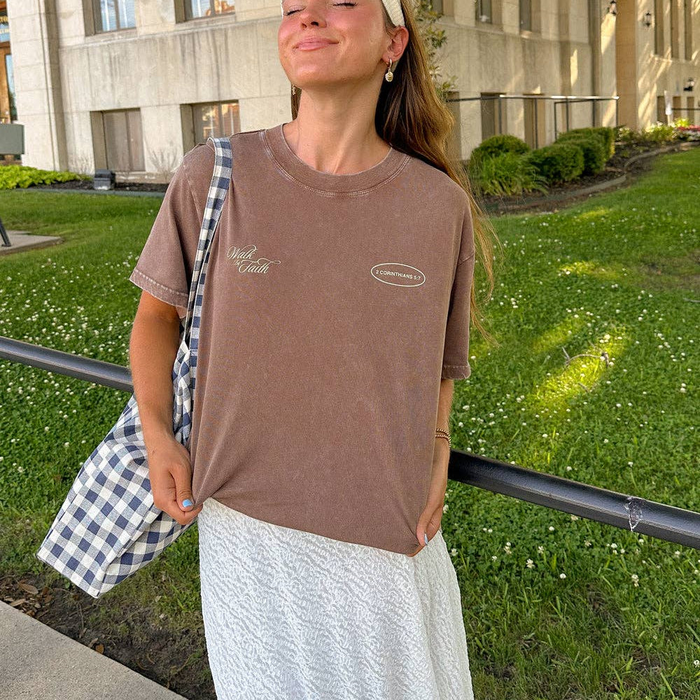 Walk by Faith Unisex Tee - Grace + Diane
