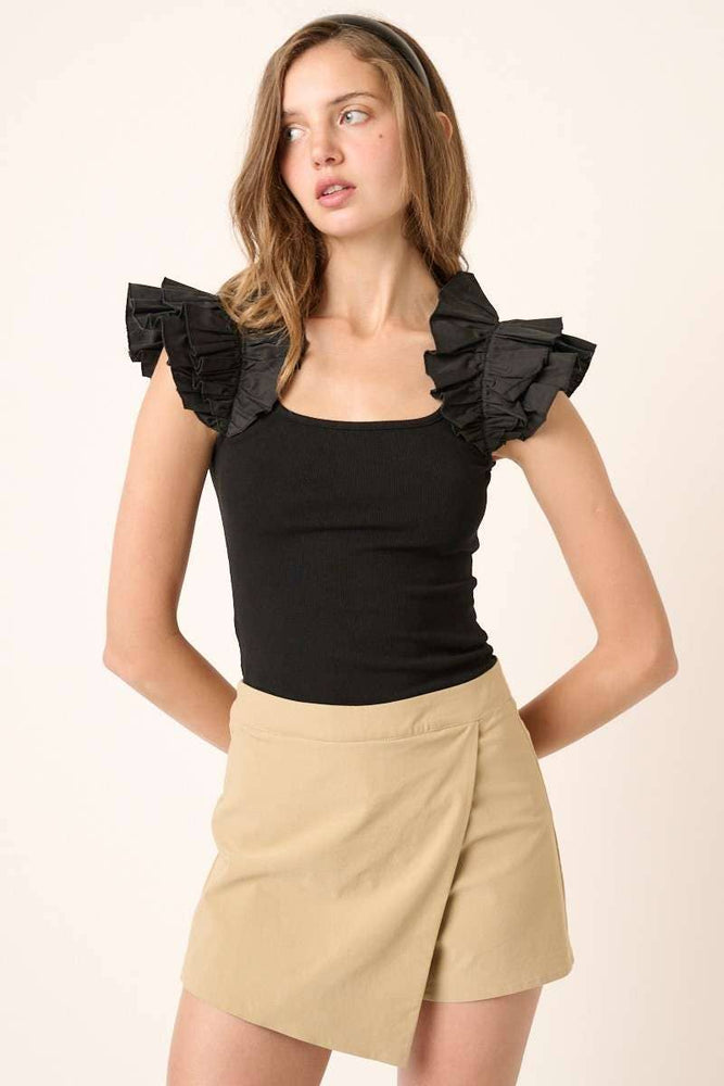 
                  
                    OVERLAY WRAP FRONT MINI SKORT - Grace + Diane
                  
                