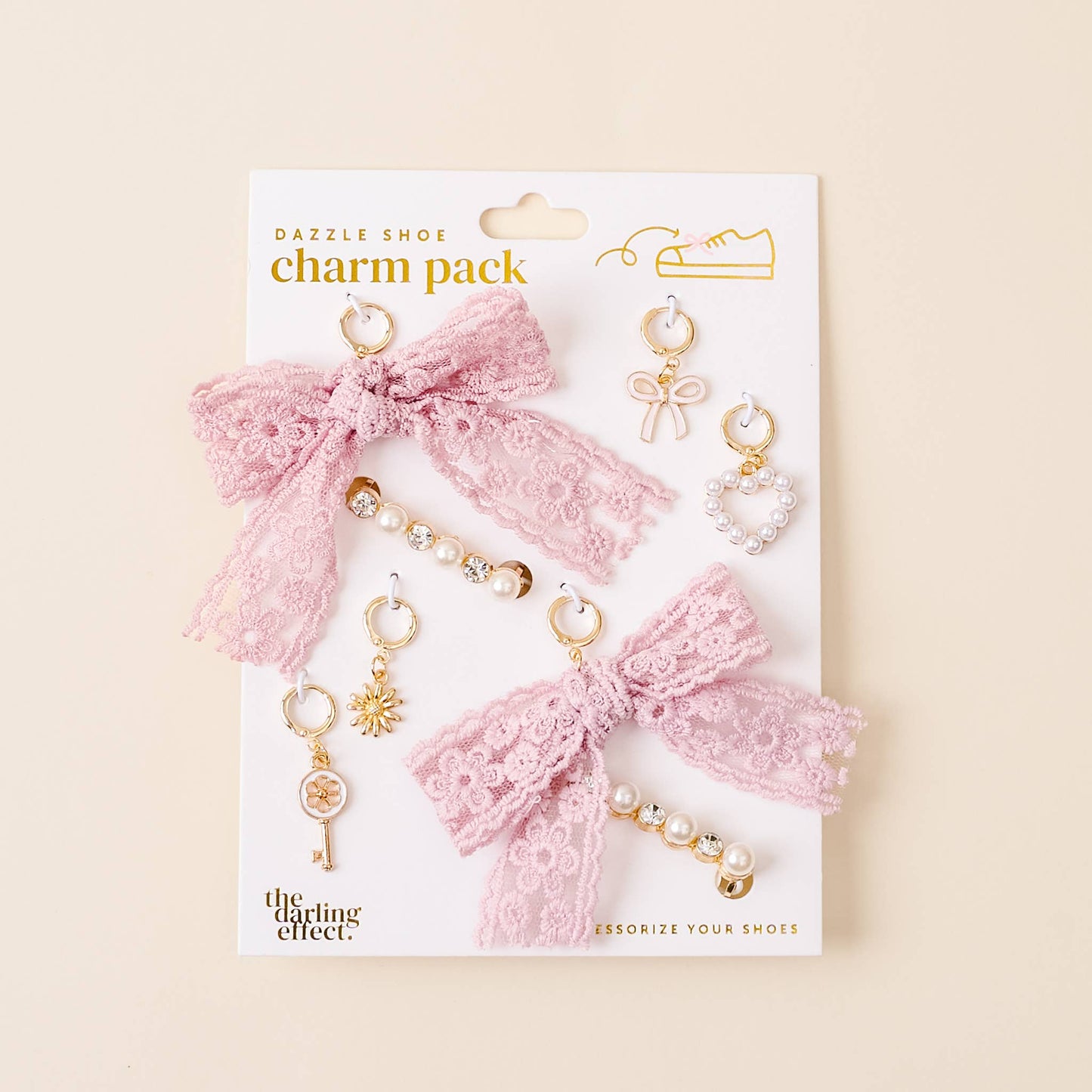 Shoe Charm Pack - Key To My Heart - Grace + Diane
