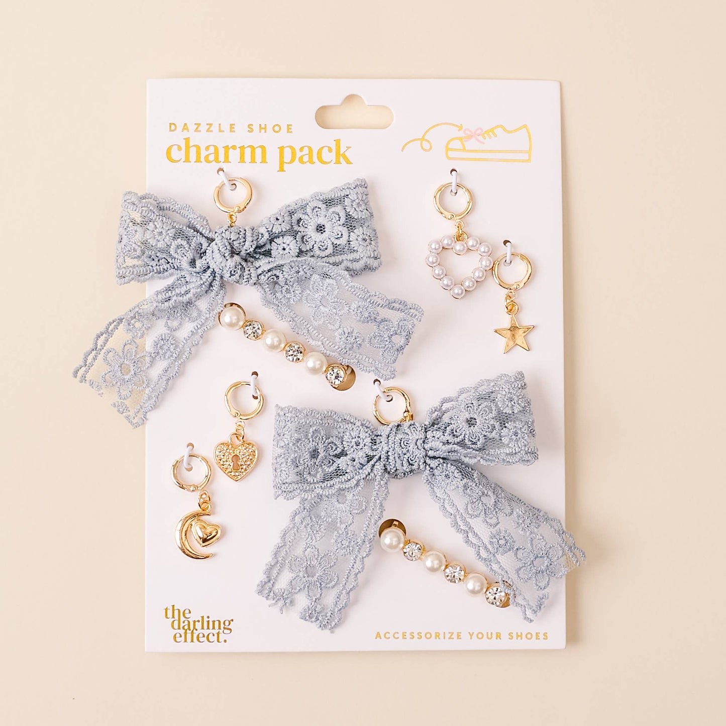 Dazzle Shoe Charm Pack - Stardust - Grace + Diane