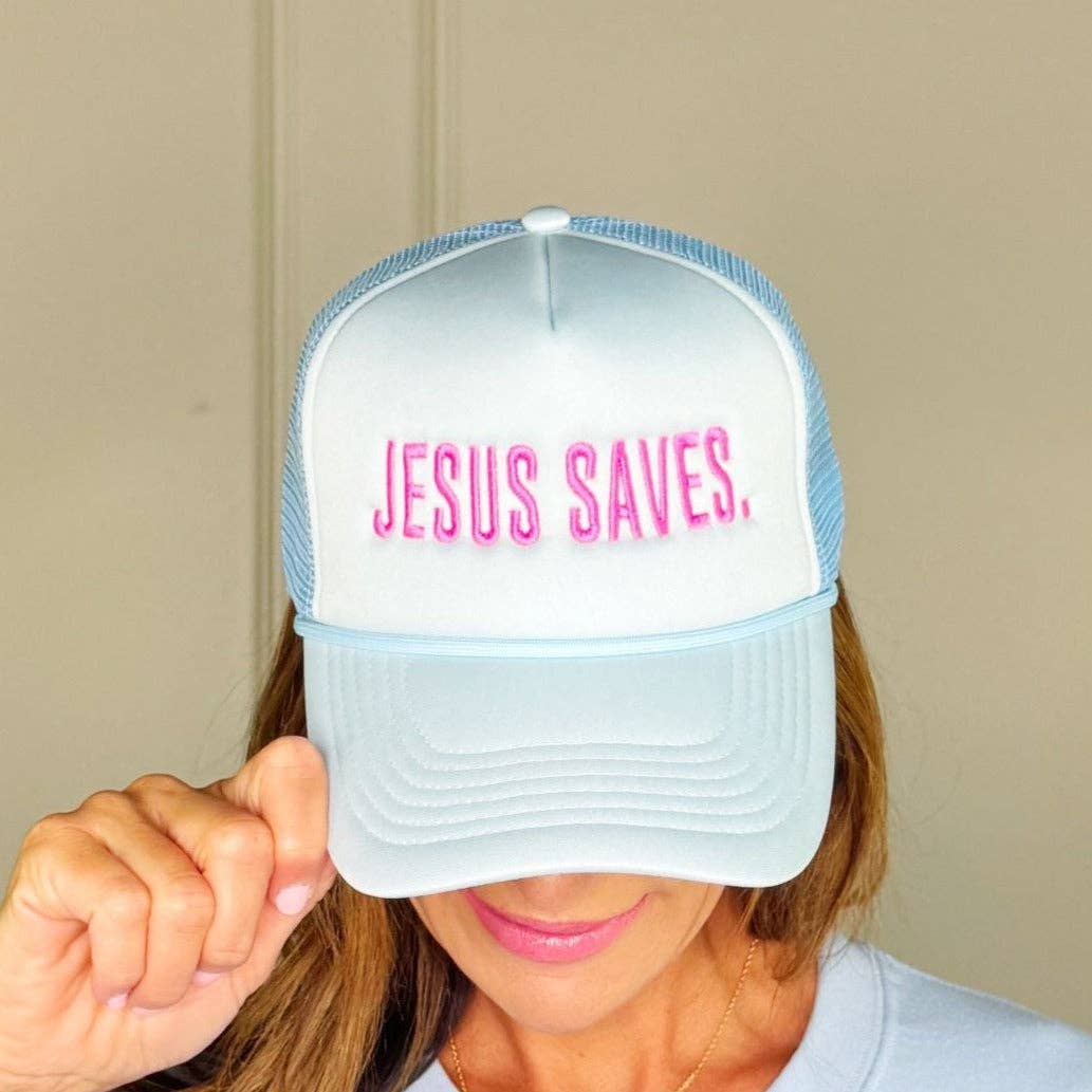 Jesus Saves Trucker Hat - Grace + Diane