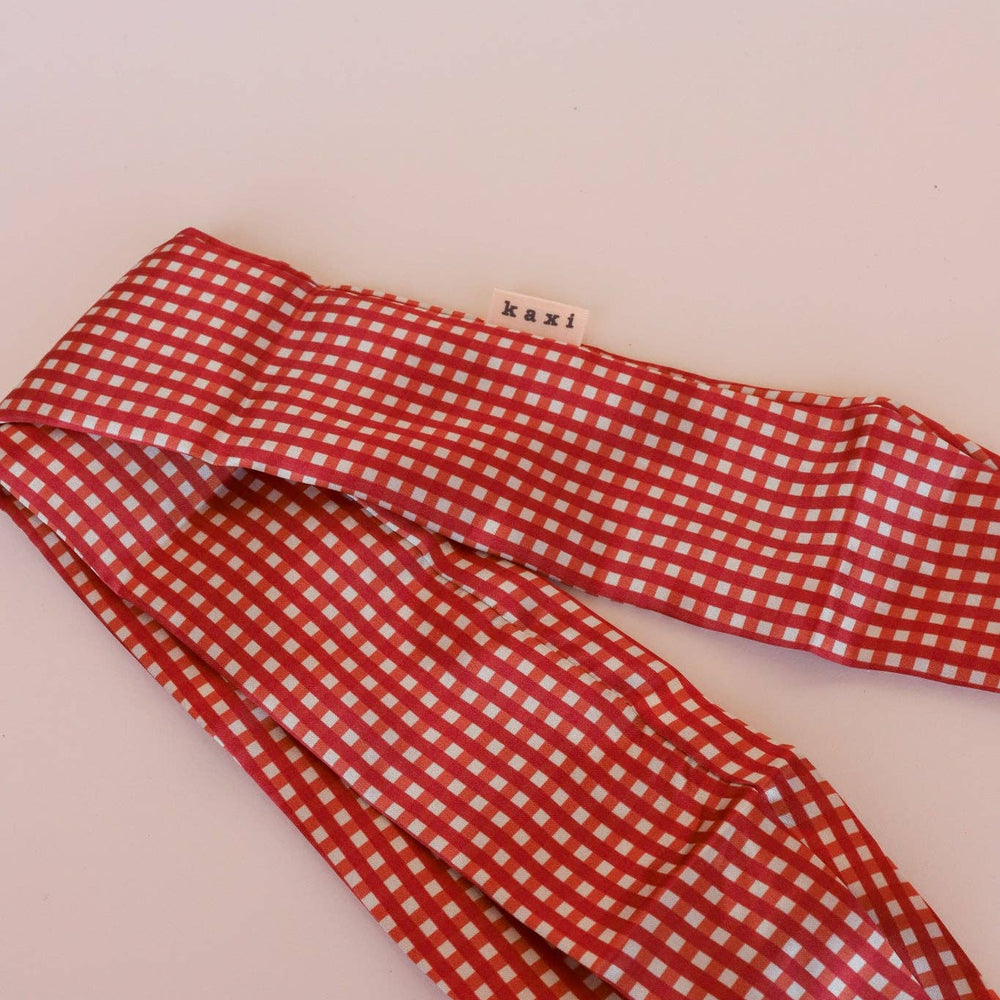 
                  
                    RED PLAID HAIR SCARF - Grace + Diane
                  
                