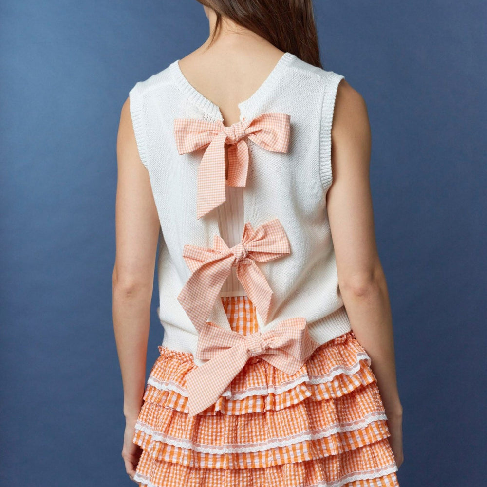 Gingham Bow Back - Grace + Diane